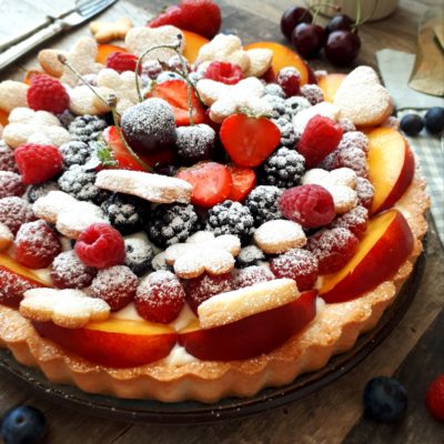 Crostata alla Frutta con Crema Diplomatica